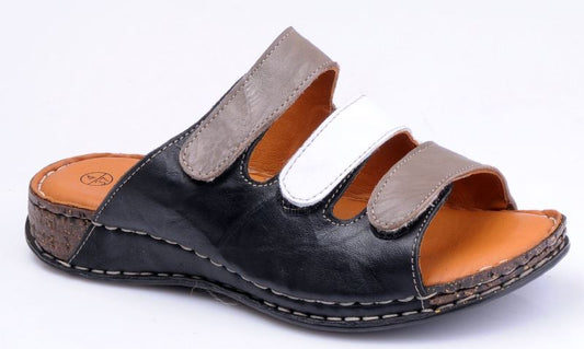 LO6673-410 czarny bialy/black white