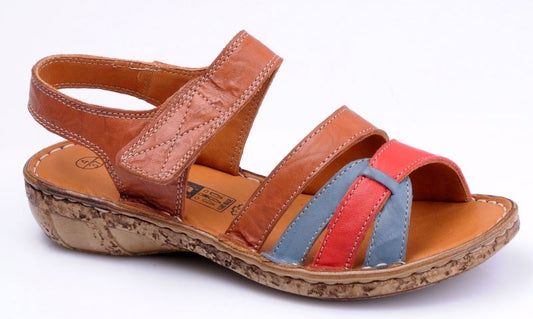 LO6644-15 camel-niebieski/camel-blue
